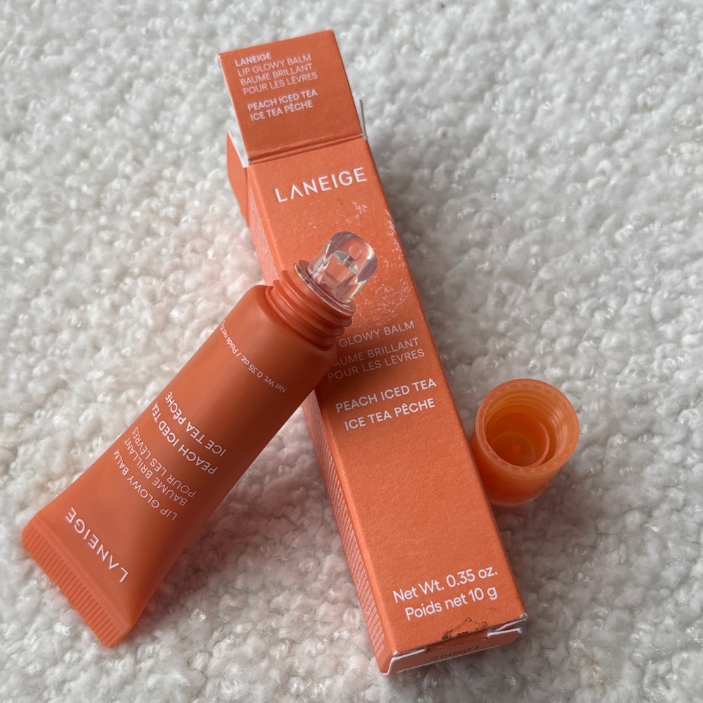 LANEIGE Lip Glowy Balm in Peach Iced Tea BNIB